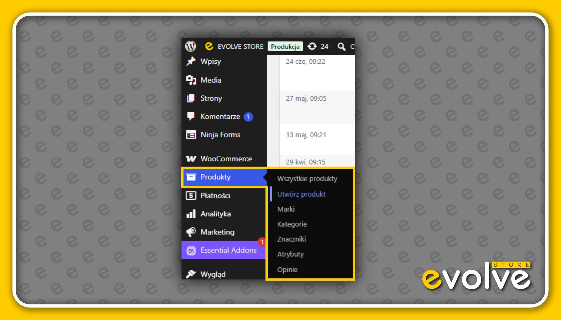 Jak-dodac-produkt-WooCommerce-instrukcja-wordpress-Evolve-Store-Tomasz-Borkowski (4)