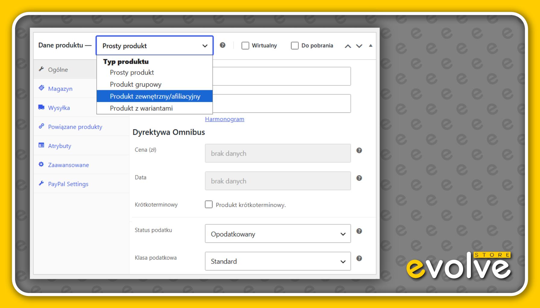 WooCommerce-Przewodnik-po-typach-rodzajach-produktow-WordPress-Borkowski-Tomasz-Evolve-Store (4)